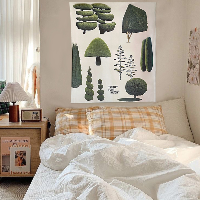 Lovely-Trees-Tapestry-Wall-Hanging-Plants-Tapestries-for-Aesthetic-Home-Decor-Dorm-Bedroom-Background-Cloth-Wall