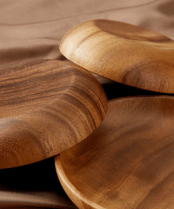Alternative view of Kitchen Round Wooden Dried Fruit Tray