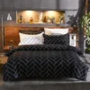 Bed Comforter Quilt Cover Arranged Microfiber Bedding Linen Sheets Sets, For Queen Size