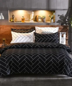 Bed Comforter Quilt Cover Arranged Microfiber Bedding Linen Sheets Sets, For Queen Size