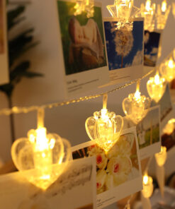 3M LED Hearts Photo Clip String Lights