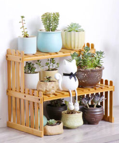 Alternative view of Bamboo Flower Display Stand Rack