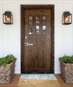 Alternative view of Beautiful Scenery Sea Stars Doormat Rectangle Bathroom