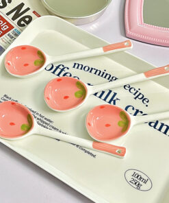 Alternative view of Cute Strawberry Ceramic Soup Spoon