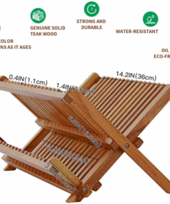 Alternative view of Dish Drainer Rack Collapsible 2 Tier Dish Rack