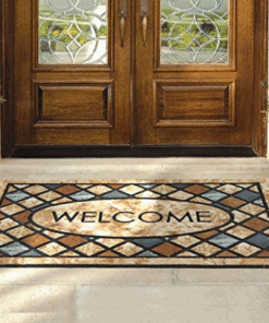 Retro Welcome Door Mat Living Room Rugs
