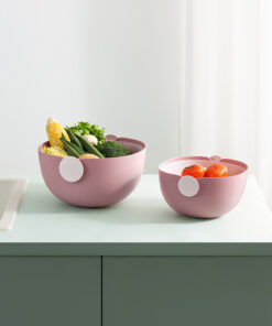 Double-layer Vegetable Fruit Washing Basket Kitchen Accessories