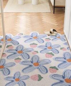 Rug Flower Sand Scraping Dust For Door Entrance