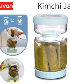 Alternative view of Glass Kimchi Jar Food Bottle Storage Kitchen Organizer