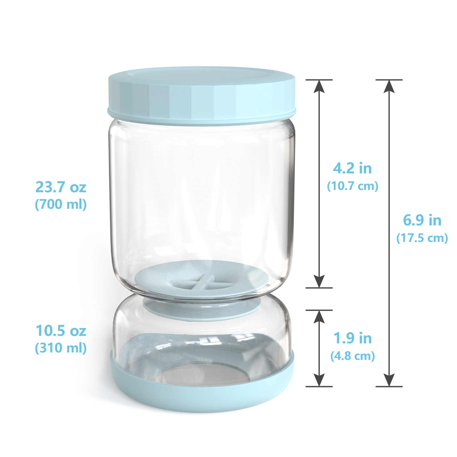 Glass Kimchi Jar Food Bottle Storage Kitchen Organizer - Image 4