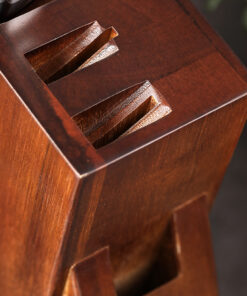 Alternative view of Six Hole Wooden Knife Holder Kitchen Accessories