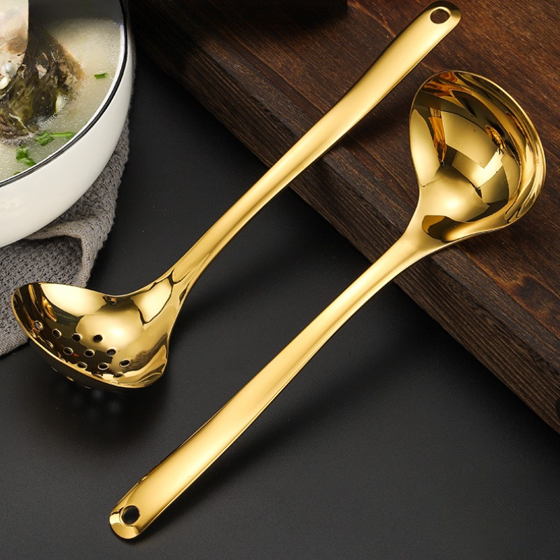 Heart Shape Soup Strainer Spoon Skimmer Filter Colander - Image 3