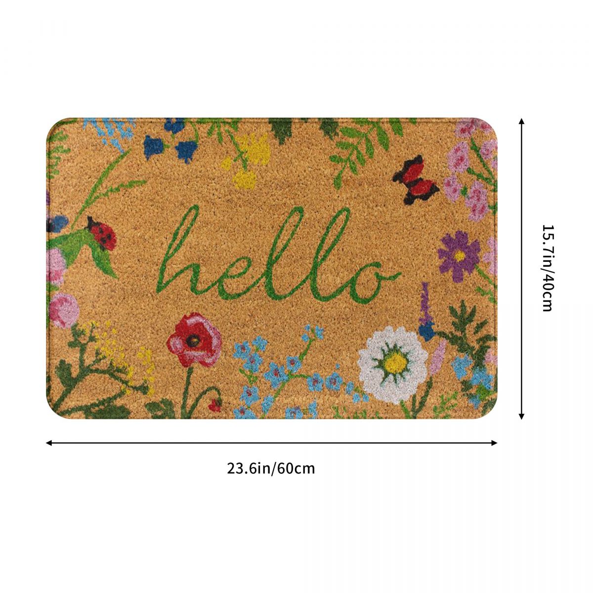 Hello Lettter Decoration Floor Rug - Image 3