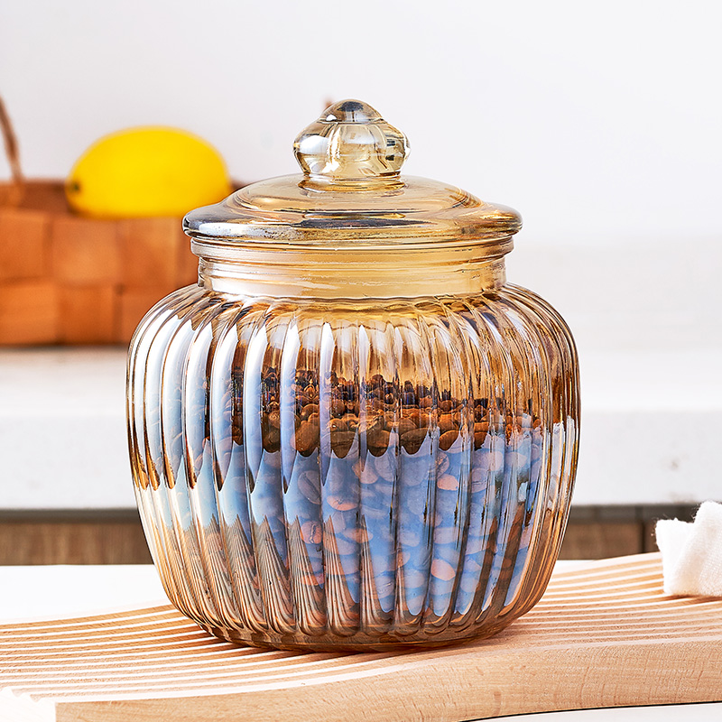 Household Airtight Jar Food Grade Storage Glass Bottle Pickle Jar - Image 4