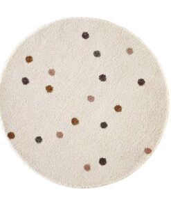 Alternative view of Nordic Rugs for Bedroom Faux Cashmere Dots