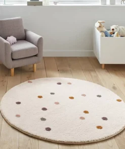 Nordic Rugs for Bedroom Faux Cashmere Dots