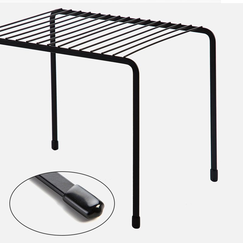 Iron Kitchen Storage Rack Closet Shelf Dish Drying Rack - Image 3