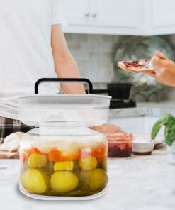 Alternative view of Kimchi Storage Jar For Dry And Wet Separation Water Filter Container