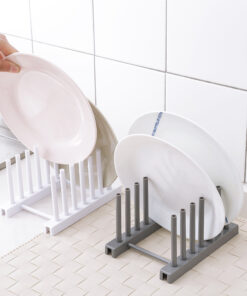 Alternative view of Kitchen Organizer Pot Lid Rack Plastics Spoon Holder