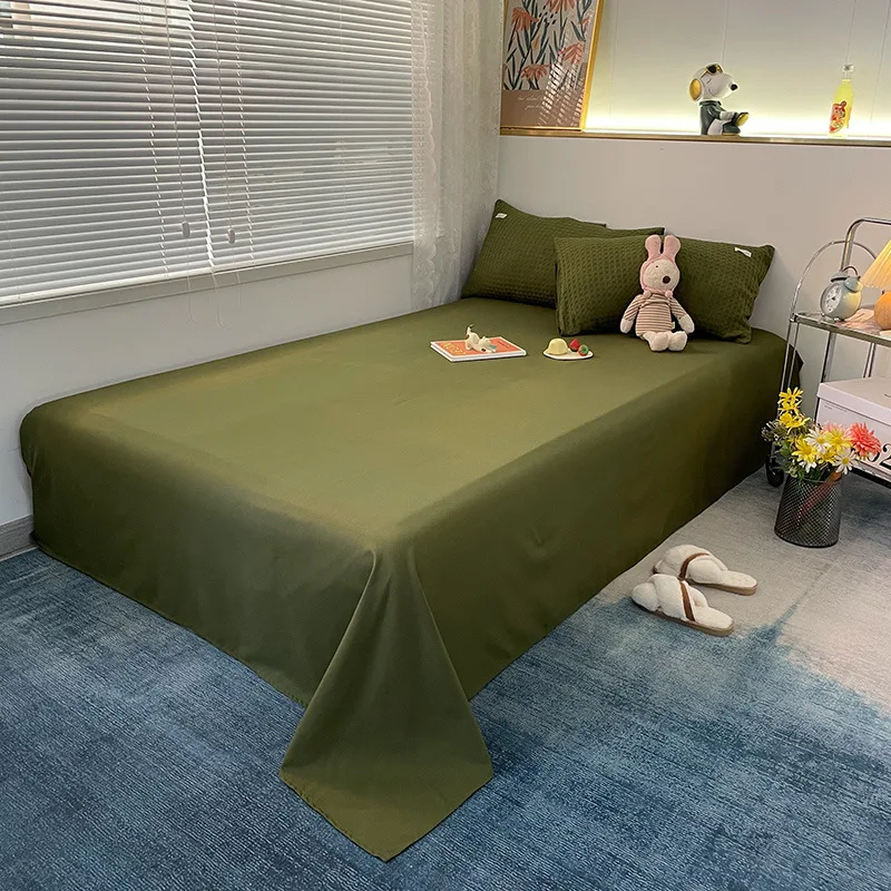 Korean Fashion Checker Four Piece Set Queen Bedding Set - Image 4