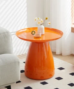 Balcony Round Coffee Table Orange