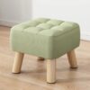 Living Room Chairs Vanity Stool Wooden Green
