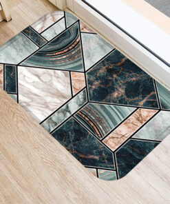 Marble Geometric Printed Living Room Rugs