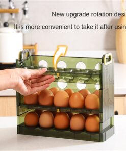 Alternative view of New Egg Storage Box of 30 Egg Plastic Home Kitchen Egg Tray