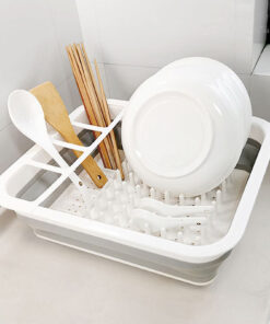 New Foldable Dish Rack Kitchen Drainer Tool