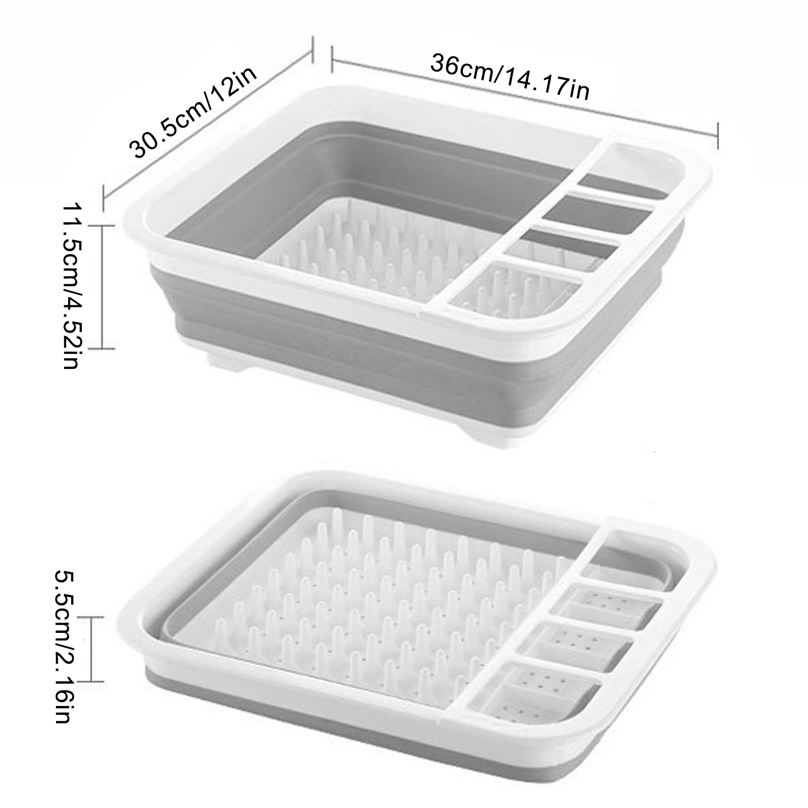 New Foldable Dish Rack Kitchen Drainer Tool - Image 6