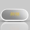 Acrylic Desktop Alarm Clock, White
