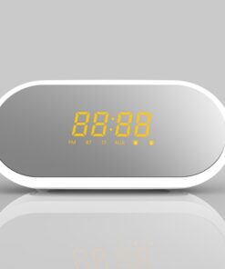 Acrylic Desktop Alarm Clock, White