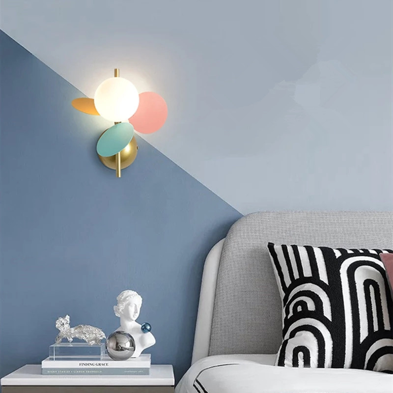 Macaron Wall Lights Creative Designer Parlor Kid's Bedroom - Image 3