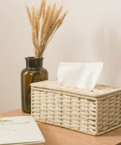 Rattan Vintage Tissue Box Home Decoration