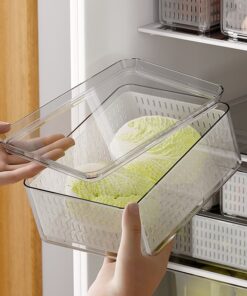 Refrigerator Drain Box Kitchen Food Storage Box