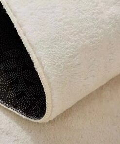 Alternative view of Round Soft Plush Carpets Decoration Rug