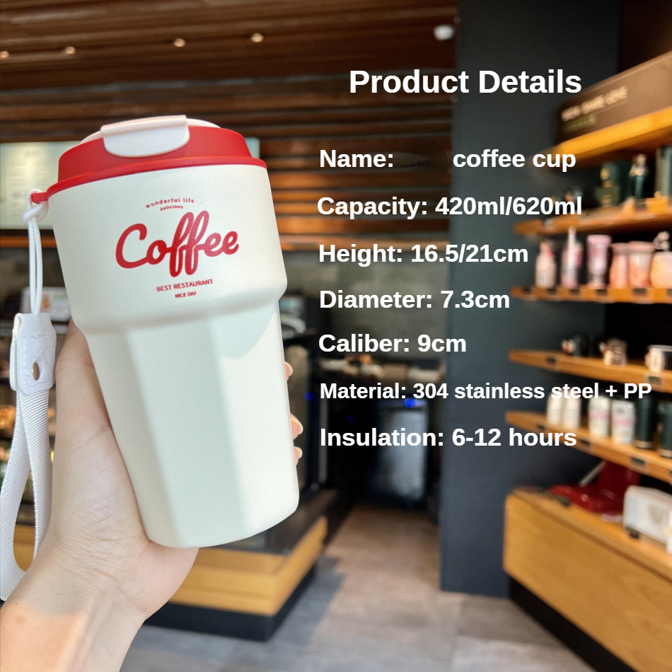 420ML Modern Double Stainless Steel Leak-Proof Thermos Tumbler - Image 4