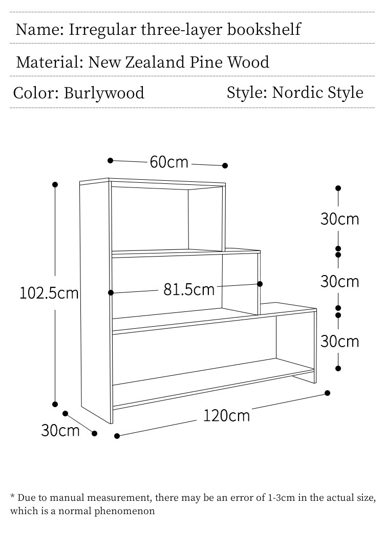 Nordic Solid Wood Children's Toy Storage Rack - Image 8
