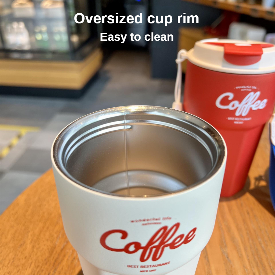 420ML Modern Double Stainless Steel Leak-Proof Thermos Tumbler - Image 7