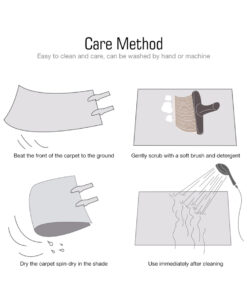 Alternative view of Creative Heterogonal Carpet Living Room Decoration