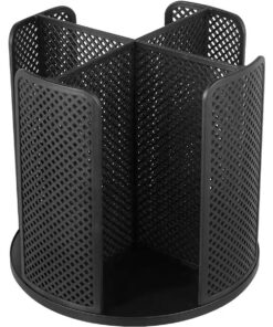 Alternative view of 360° Rotatable Paper Cup and Lid Holder Plastic Cup Storage Organizer