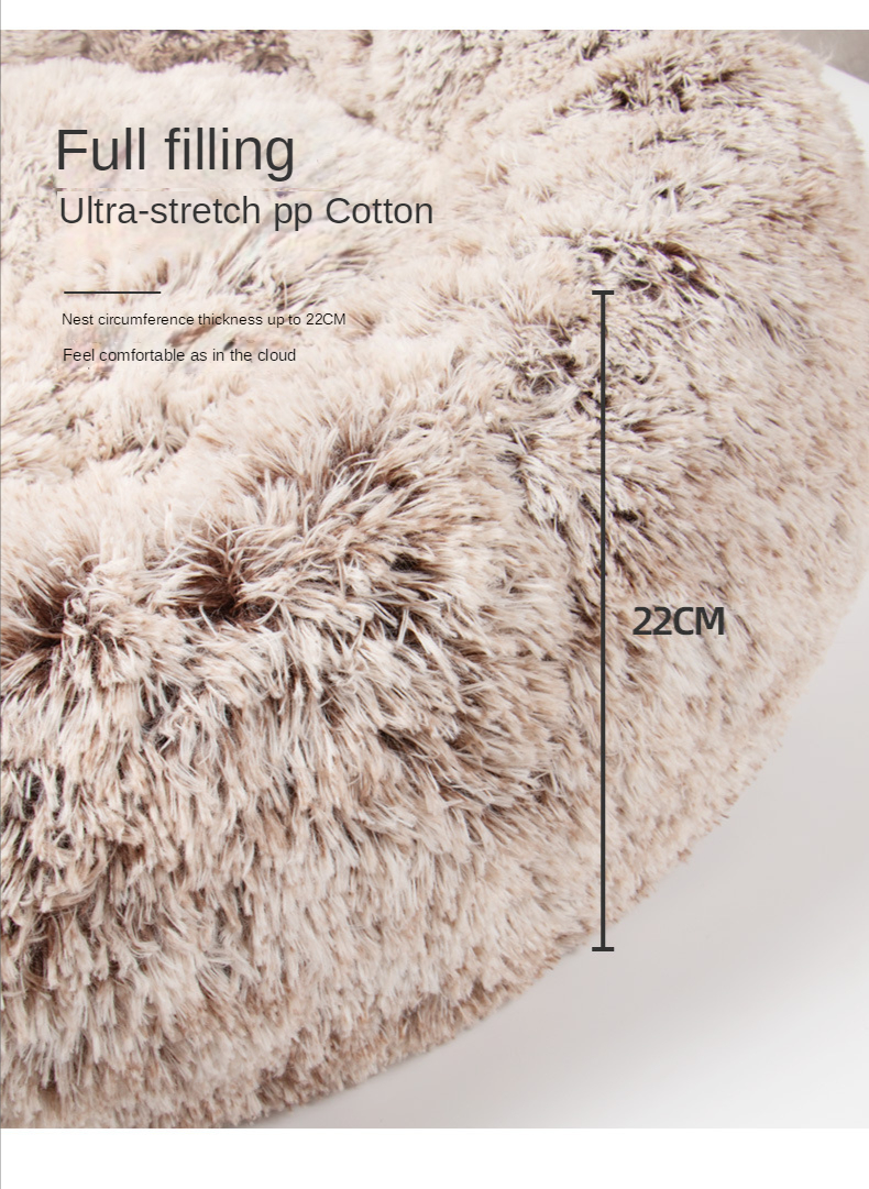 Soft Fluffy Dog Bed Pet House - Image 4