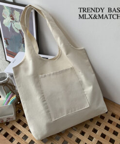 Alternative view of Women Canvas Shopping Bag Ladies Reusable Eco Bags