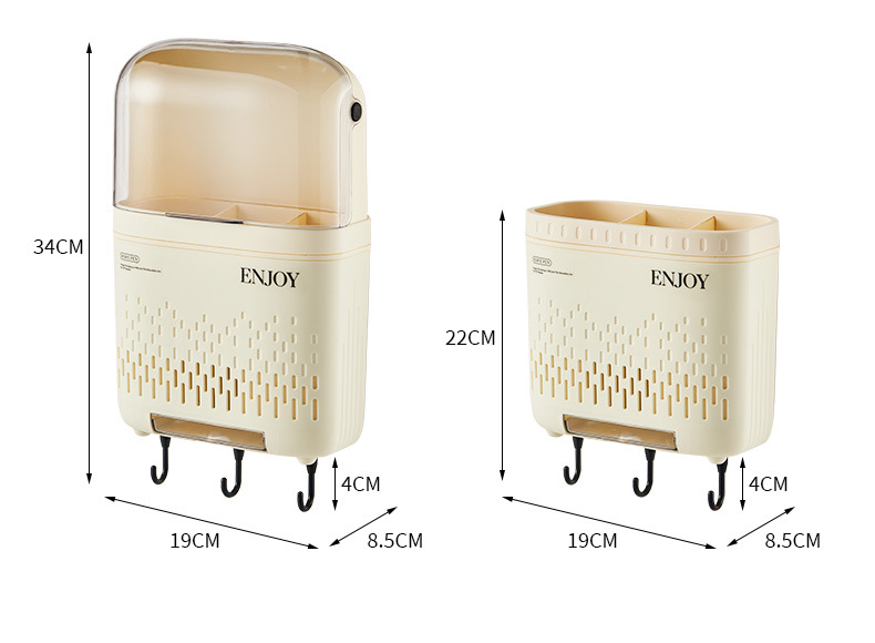 Multifunctional Spoon Fork Chopstick Storage Holder - Image 6