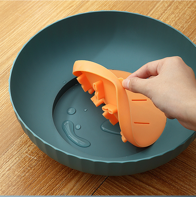 Multifunctional Nordic Round Silicone Vegetable Fruit Basket - Image 3