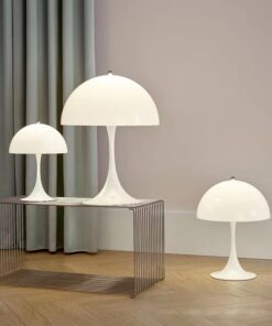 Alternative view of Vintage Mushroom Rechargeable LED Touch Table Lamp