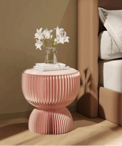 Nordic Folding Stool Mobile Coffee Tables Pink