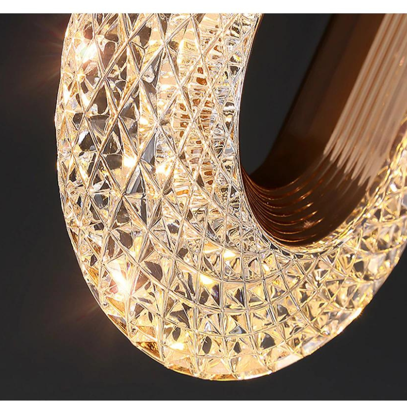 Modern Oval Crystal Wall Lights Indoor Lighting - Image 3