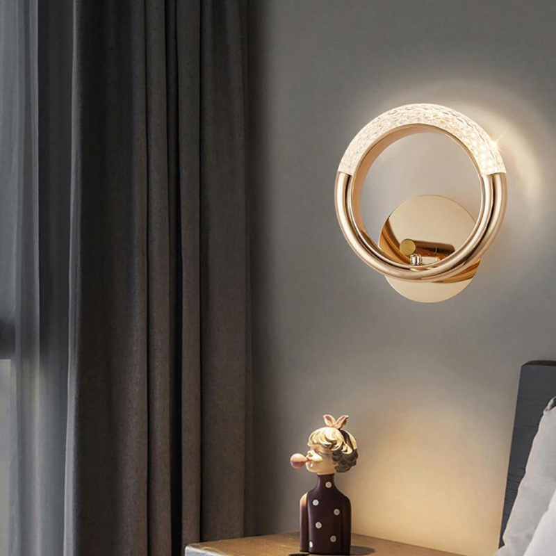 Modern Oval Crystal Wall Lights Indoor Lighting - Image 4