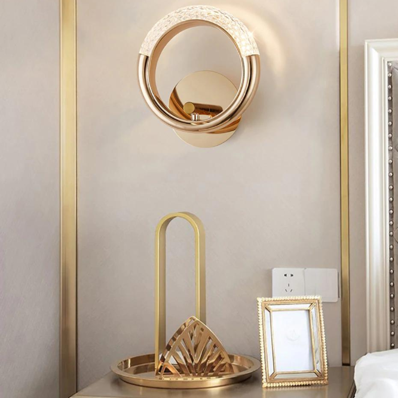 Modern Oval Crystal Wall Lights Indoor Lighting - Image 5